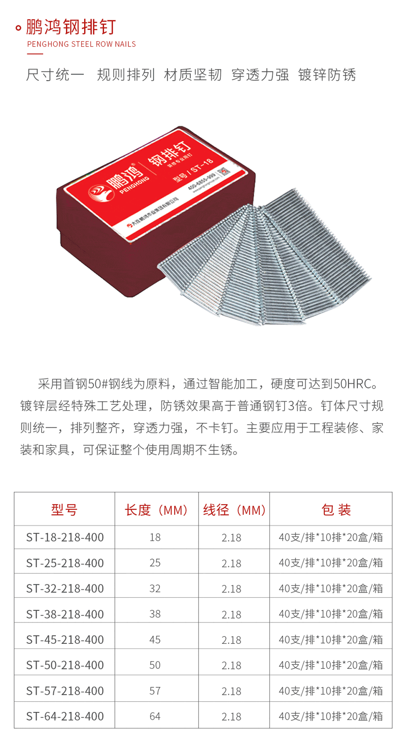 orange橘子平台·(中国区)官方网站钢排钉